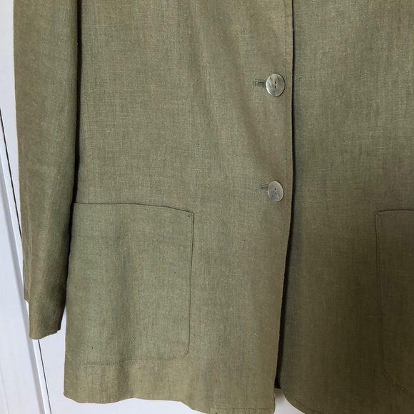 VTG Requirements Linen Blend Blazer size 8 - Picture 5 of 9
